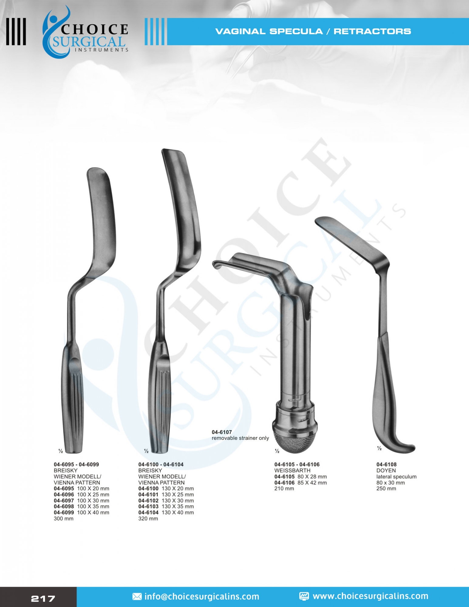  Vaginal Specula & Retractors